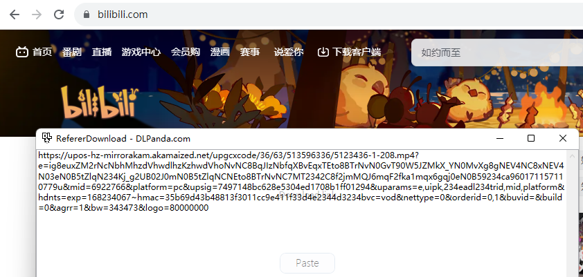 How to use DLPanda referer download tool to download bilibili videos?